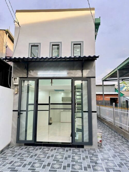 Bán Nhà sổ hồng chung( CCVB) gần chợ Bà Điểm