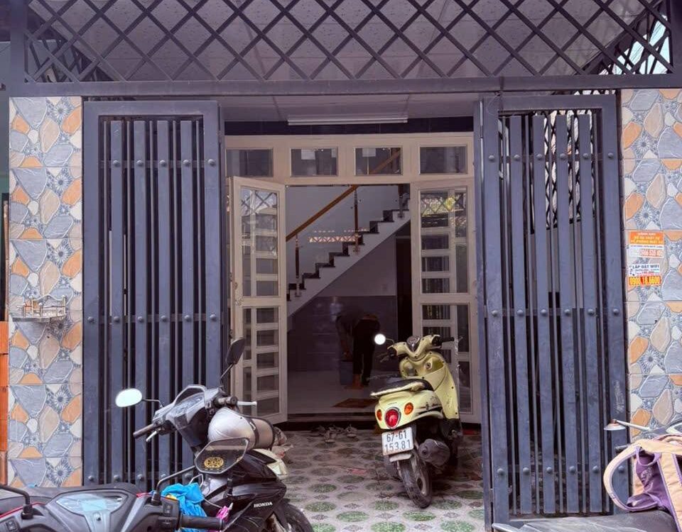 Bán nhà vi bằng 4x14,Đông Thạnh,Hóc Môn hẻm oto